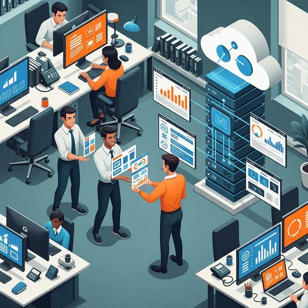 Solution delivery illustration