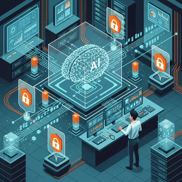 Secure AI implementation illustration