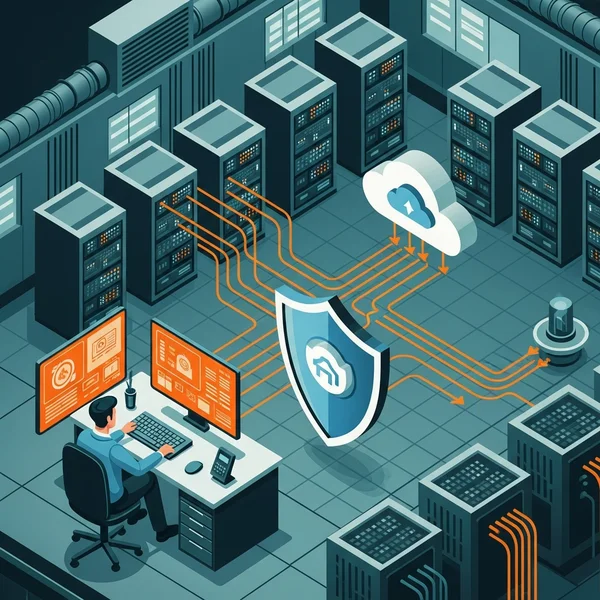 Backup and disaster recovery illustration