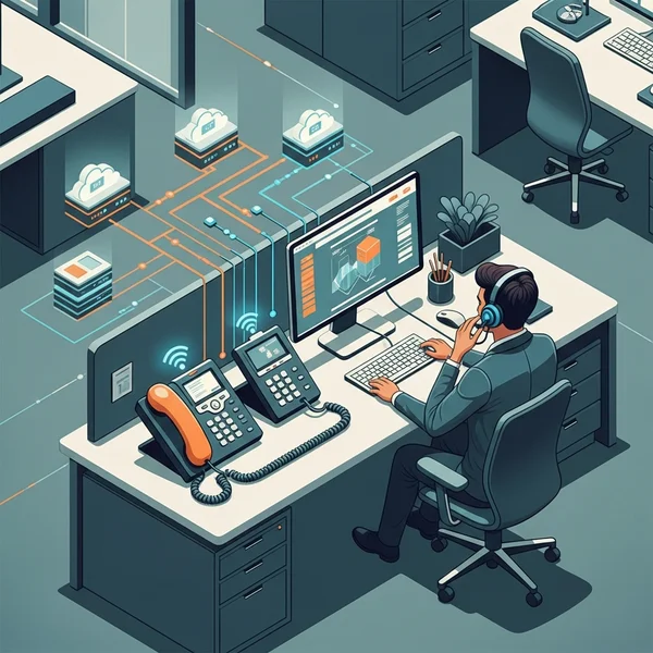 Modern VoIP phone system